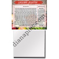 Блокнот-магніт з підказкою "Шкідливі додатки"