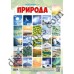 Абетка в картинках B34 «Природа: пори року» А3 з витисканням