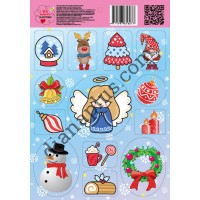 Be Happy Комплект наліпок 8шт №002