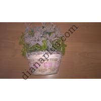 Бісерна композиція Лілії у кошику - вишуканий декор ручної роботи