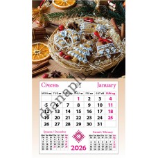 Календар-магніт 2026 Новорічне пряникове натхнення