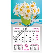 Календар-магніт 2026 Чарівні ромашки