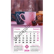 Календар-магніт 2026 Любов на двох